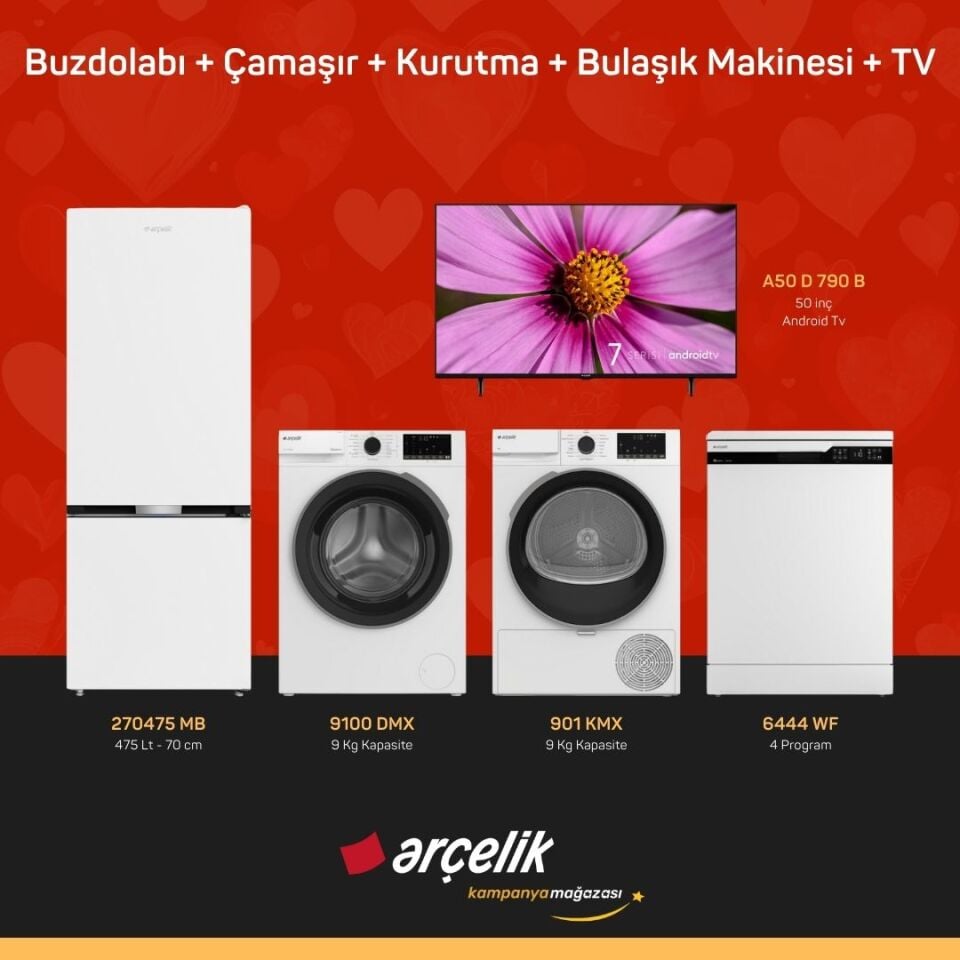ARÇELİK 5'li Çeyiz Paketi