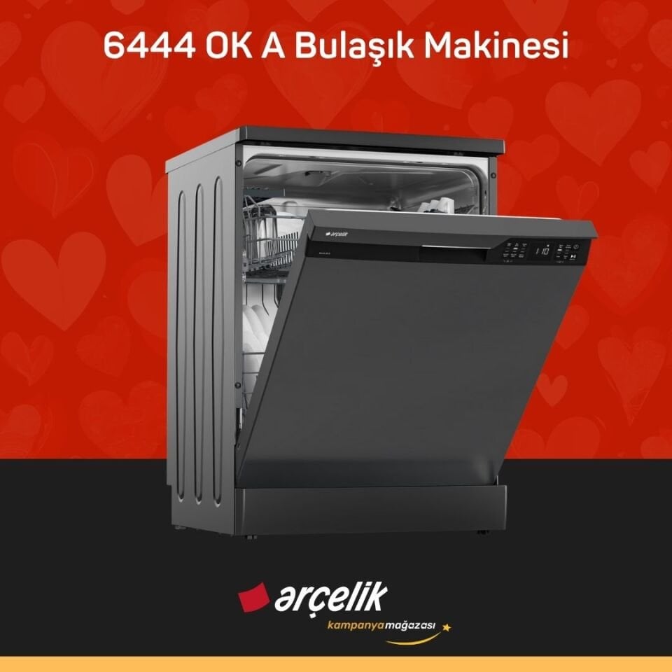 ARÇELİK 6444 OK A Bulaşık Makinesi