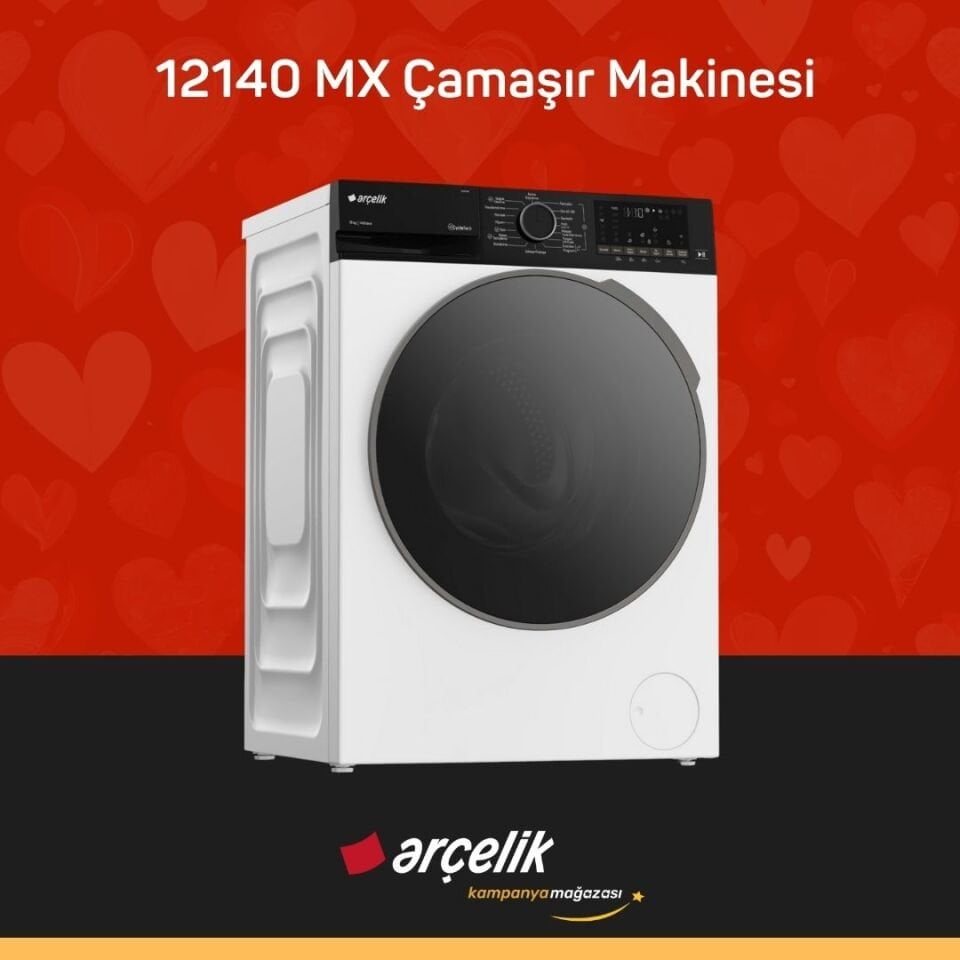 ARÇELİK 12140 MX Çamaşır Makinesi - 1201 KMX Kurutma Makinesi